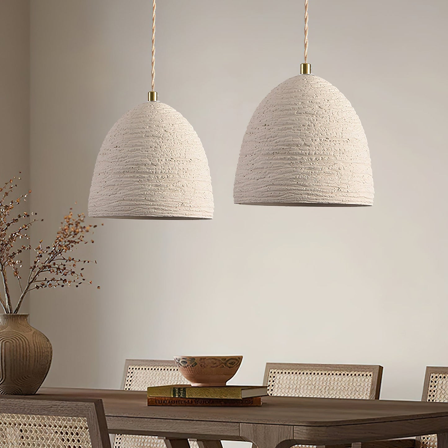 Microcement Ceiling light fitting Pendant Lamp