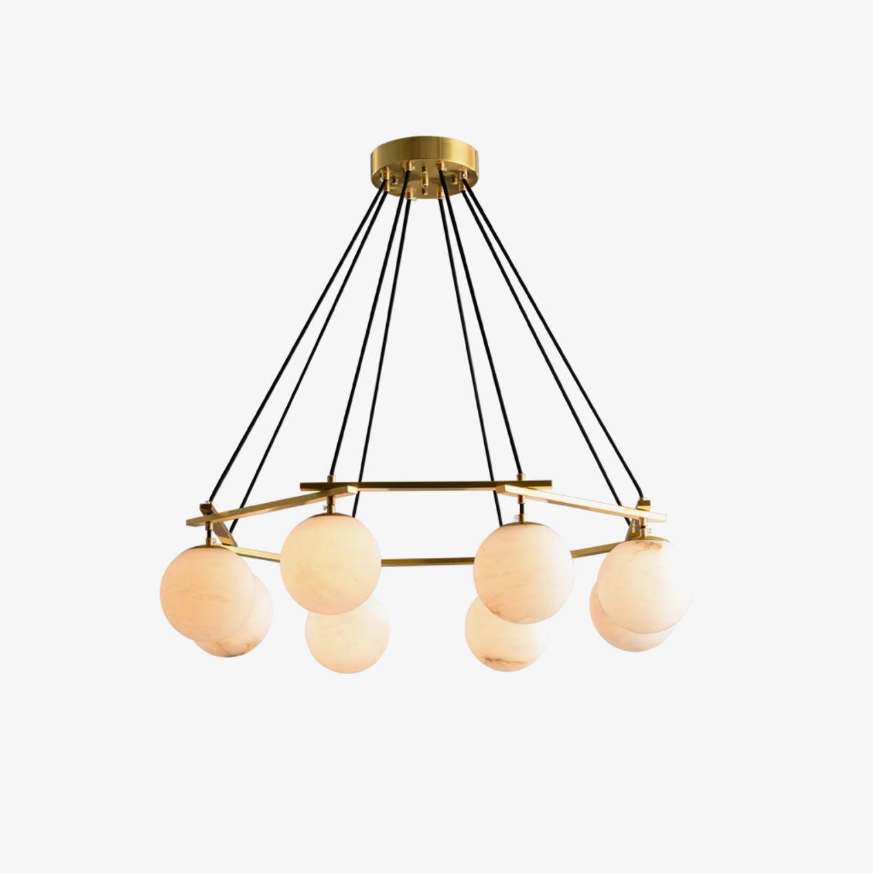 Miira Alabaster Ceiling fixture Chandelier