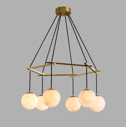 Miira Alabaster Ceiling fixture Chandelier