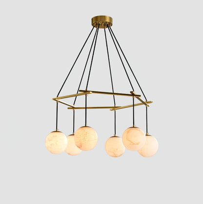 Miira Alabaster Ceiling fixture Chandelier