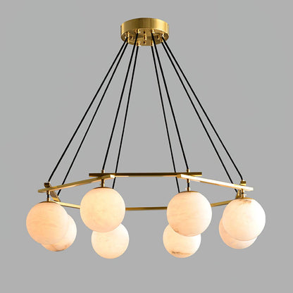 Miira Alabaster Ceiling fixture Chandelier