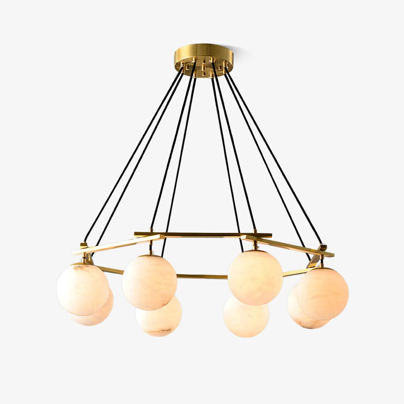 Miira Alabaster Ceiling fixture Chandelier