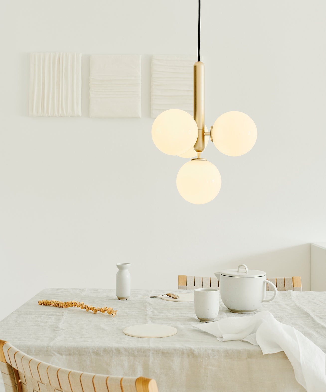 Miira Brass Hanging light Pendant Light