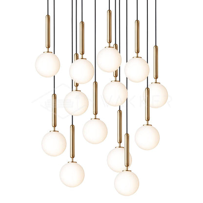 Miira Brass Hanging light Pendant Light