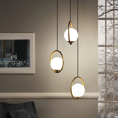 Mila Brass Drop light Pendant Light