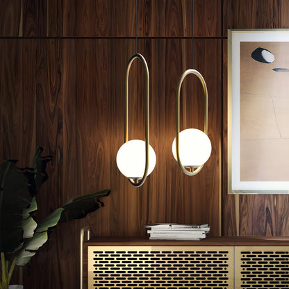 Mila Brass Drop light Pendant Light