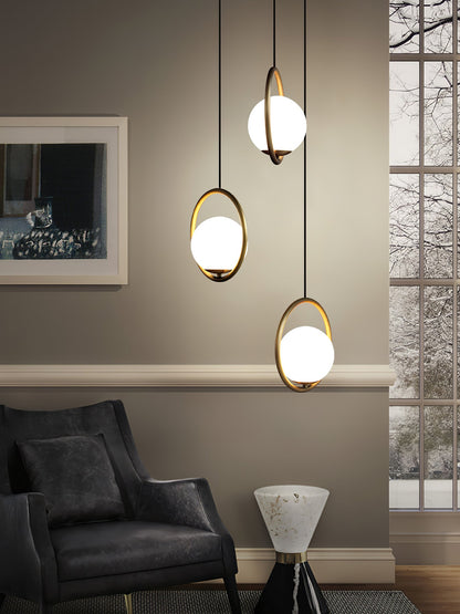 Mila Brass Ceiling light fitting Pendant Swag Light