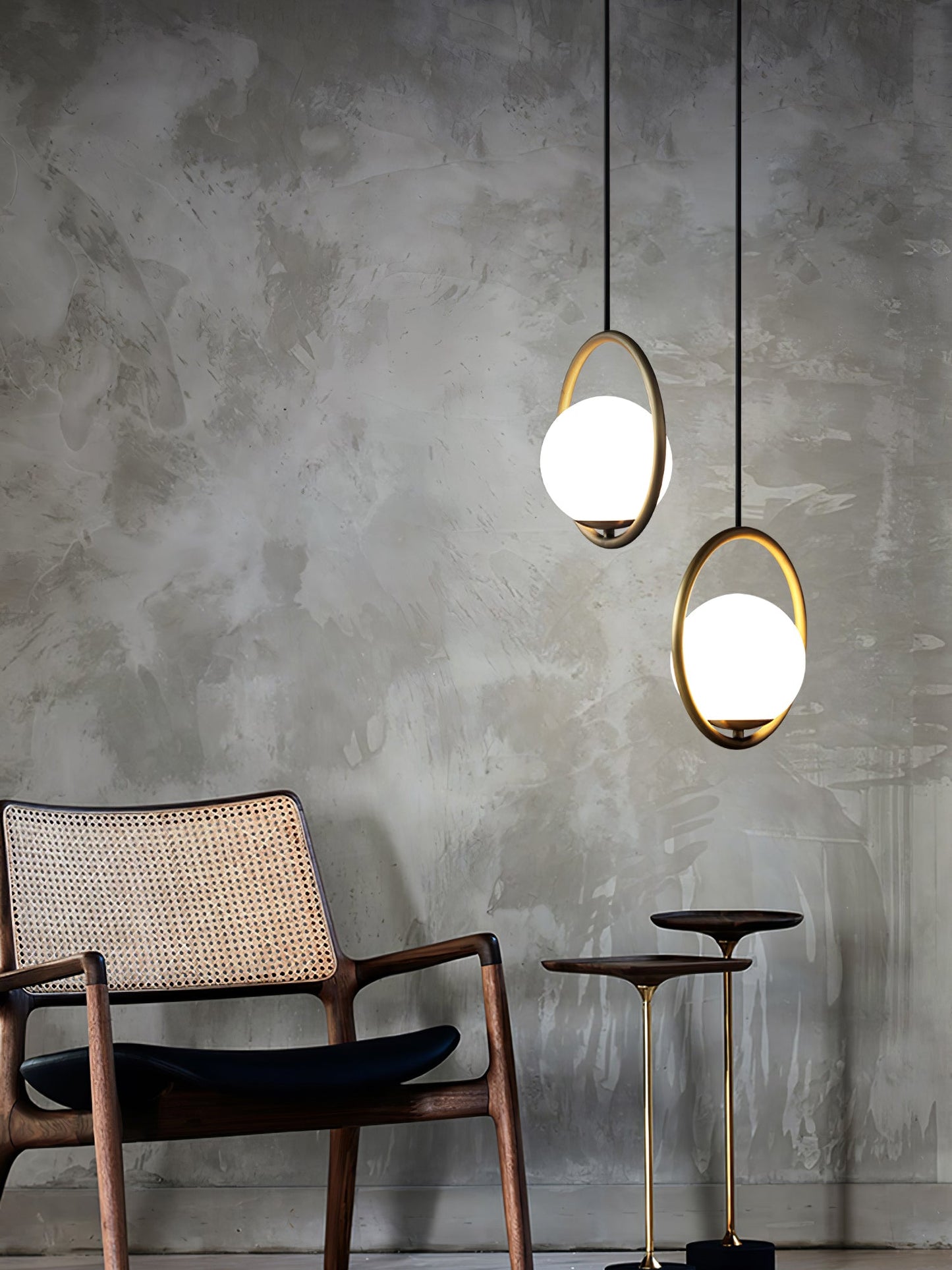 Mila Brass Drop light Pendant Light