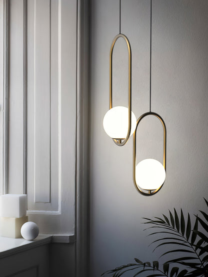 Mila Brass Ceiling light fitting Pendant Swag Light