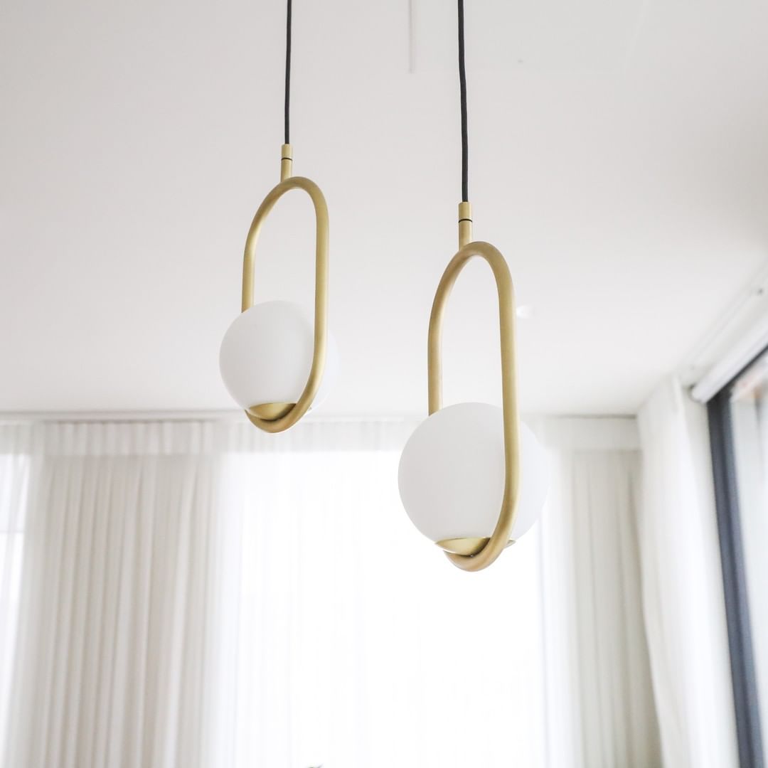 Mila Brass Ceiling light fitting Pendant Swag Light