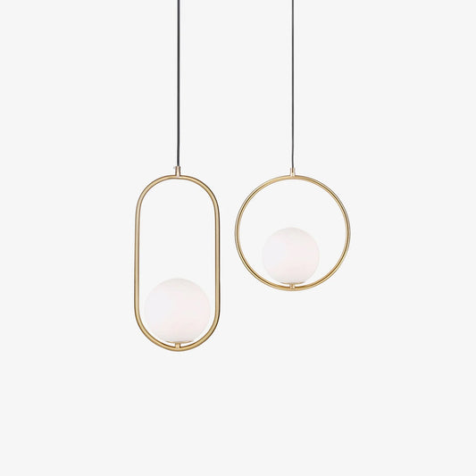 Mila Brass Drop light Pendant Light