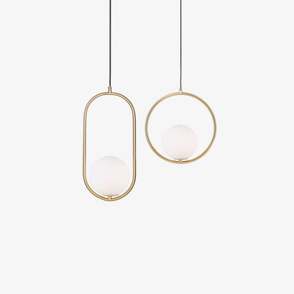 Mila Brass Drop light Pendant Light