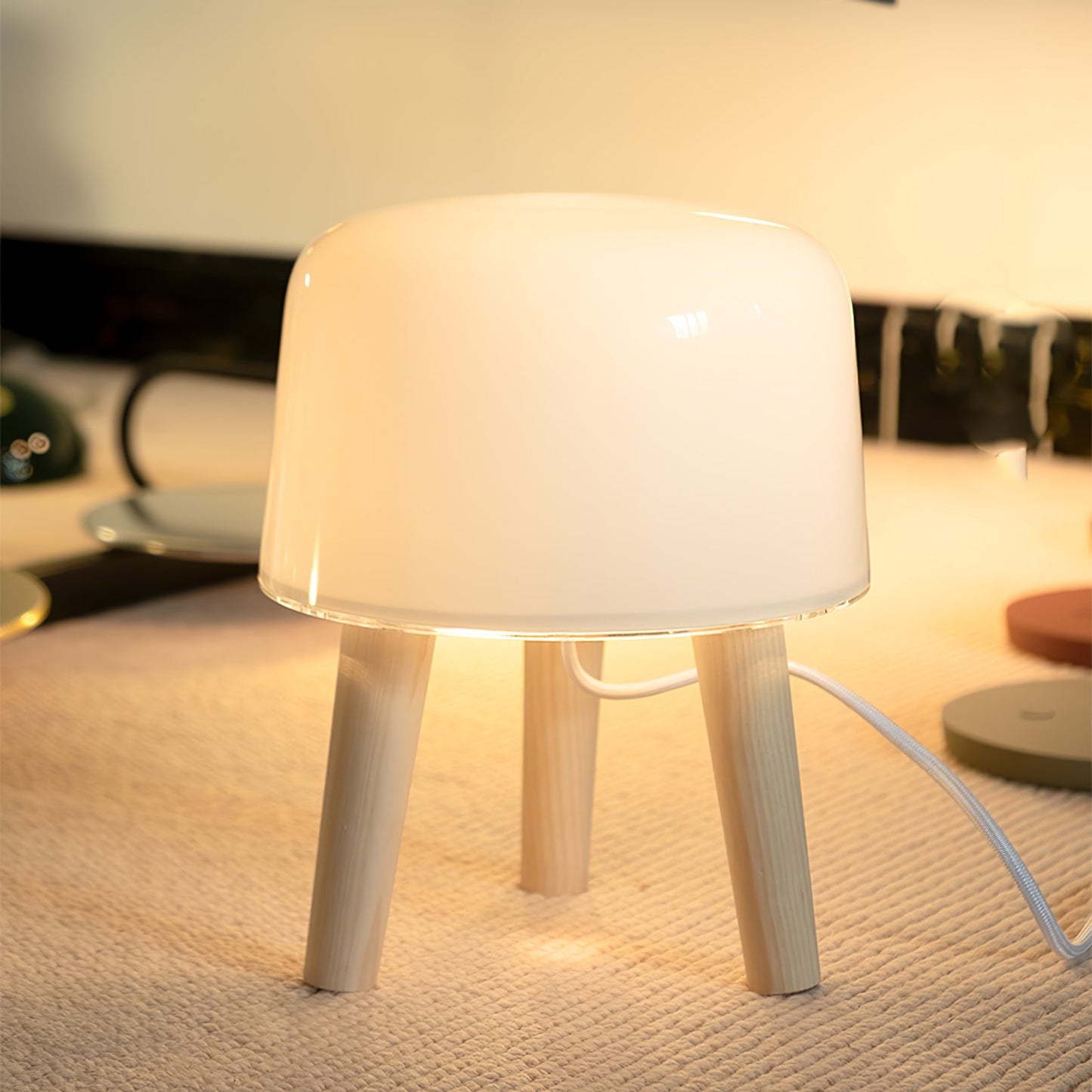 Milk Nightstand lamp Table Lamp