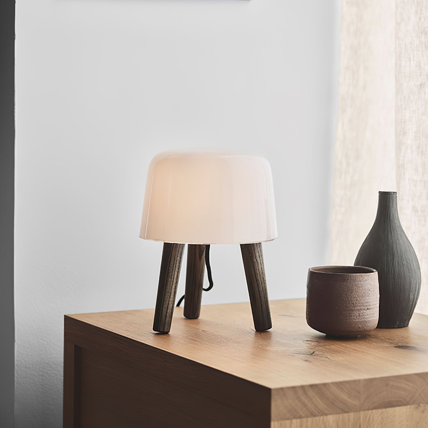 Milk Nightstand lamp Table Lamp