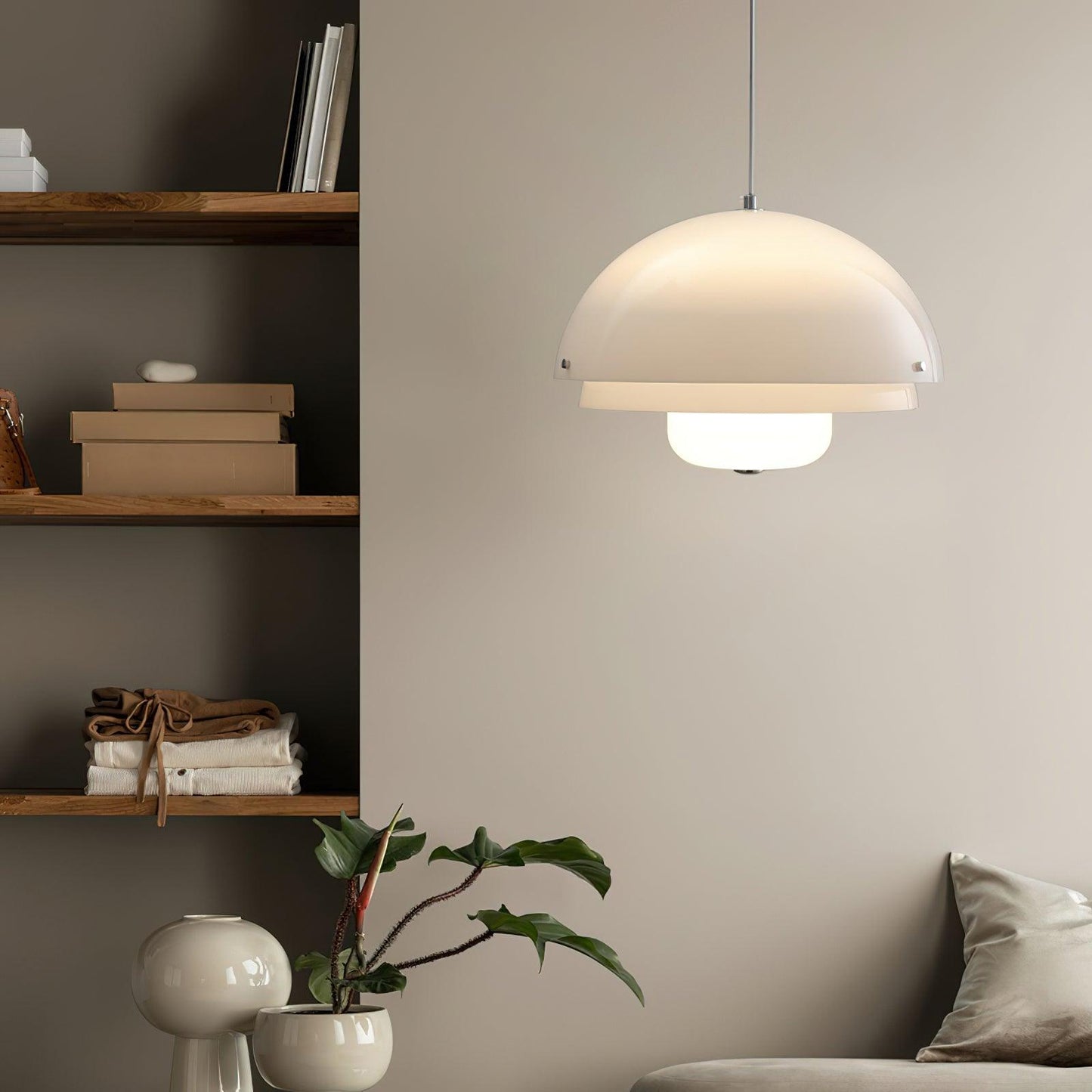 Milk White Layer Drop light Pendant Lamp