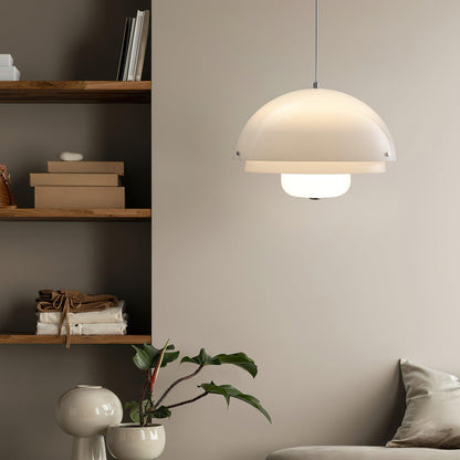 Milk White Layer Drop light Pendant Lamp