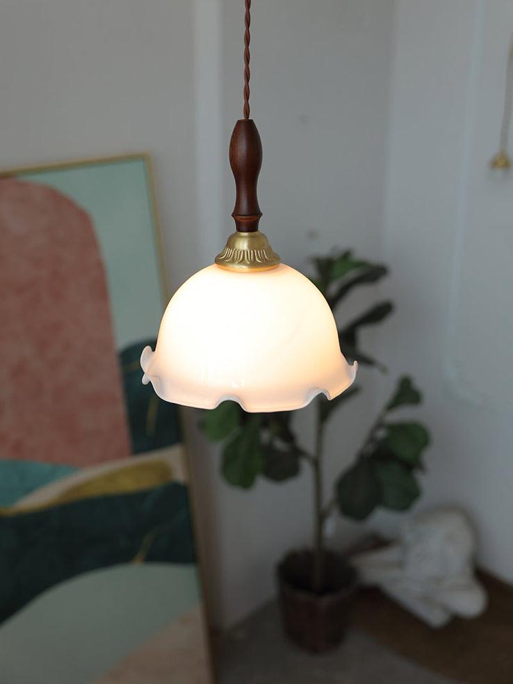 Milky Flower Drop light Pendant Light