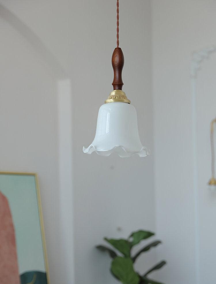 Milky Flower Drop light Pendant Light