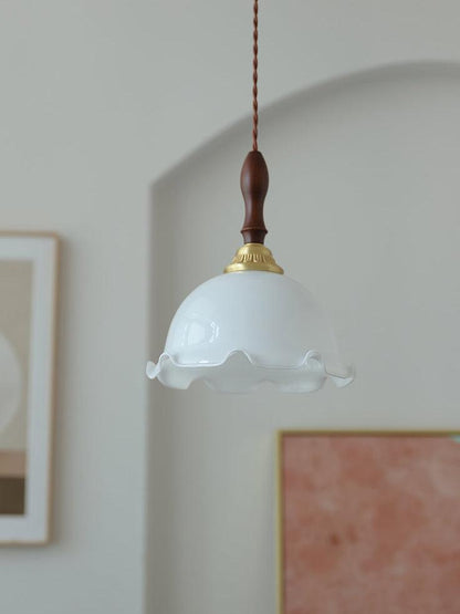 Milky Flower Drop light Pendant Light