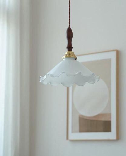 Milky Flower Drop light Pendant Light