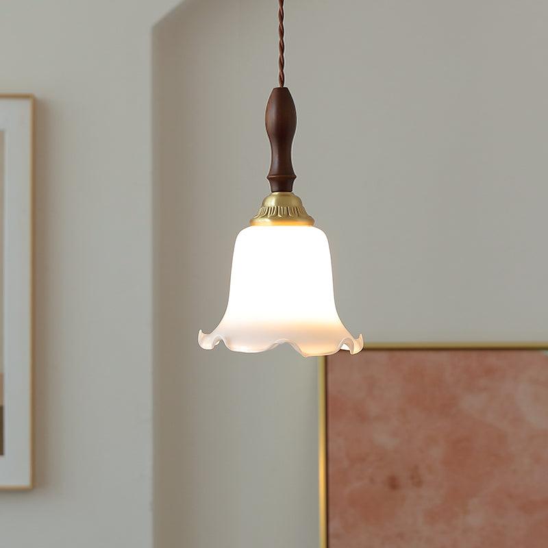 Milky Flower Drop light Pendant Light