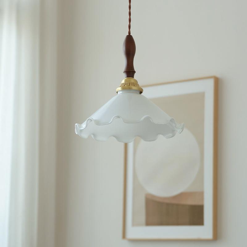 Milky Flower Drop light Pendant Light