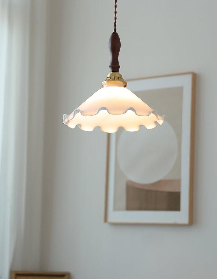 Milky Flower Drop light Pendant Light