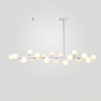 Linear Balls Gasolier Chandelier