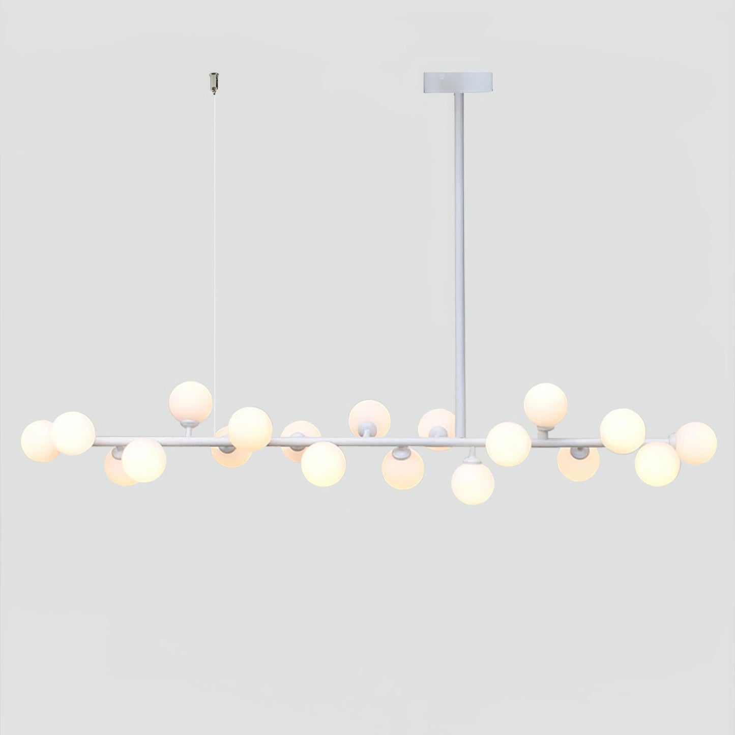 Linear Balls Gasolier Chandelier