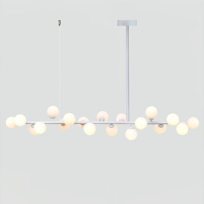 Linear Balls Gasolier Chandelier