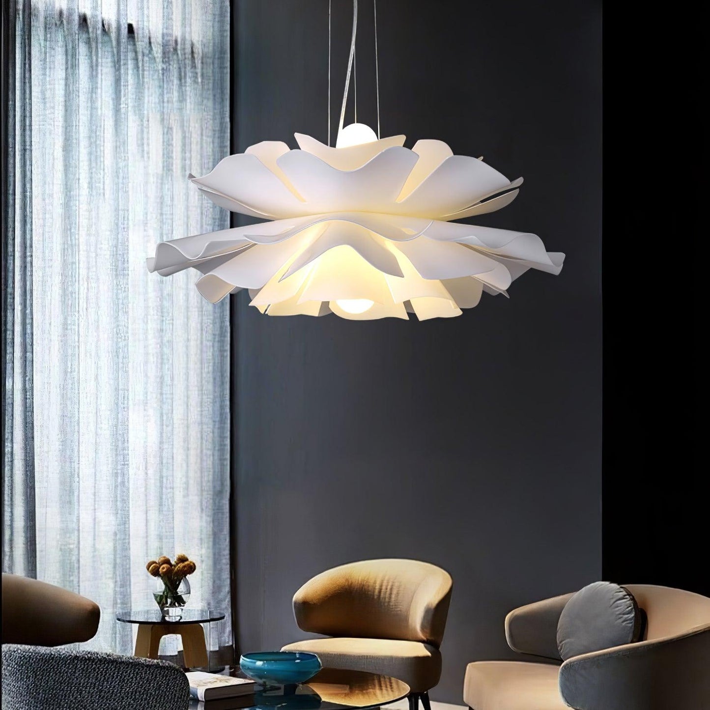 Lotus Flower Drop light Pendant Lamp