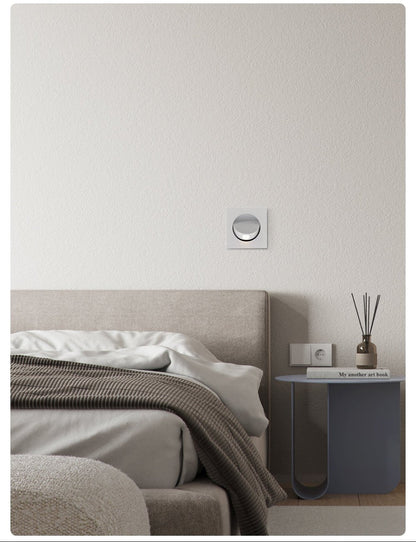 Minimalist Recessed Rotatable Sconce