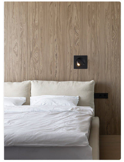 Minimalist Recessed Rotatable Sconce