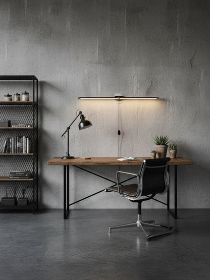 Minimalist Linear Plug-in Wall Lamp