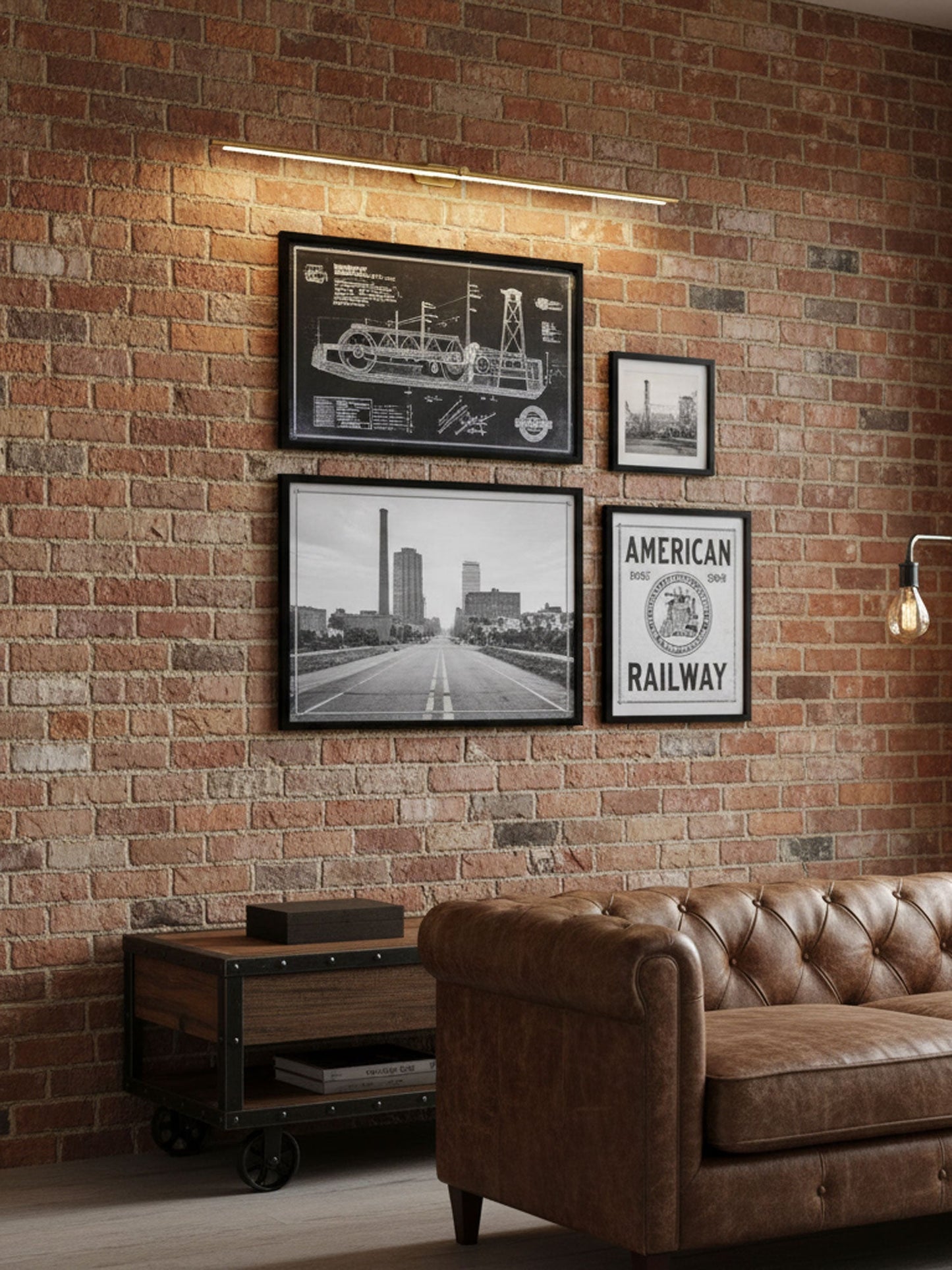 Minimalist Linear Wall Lamp