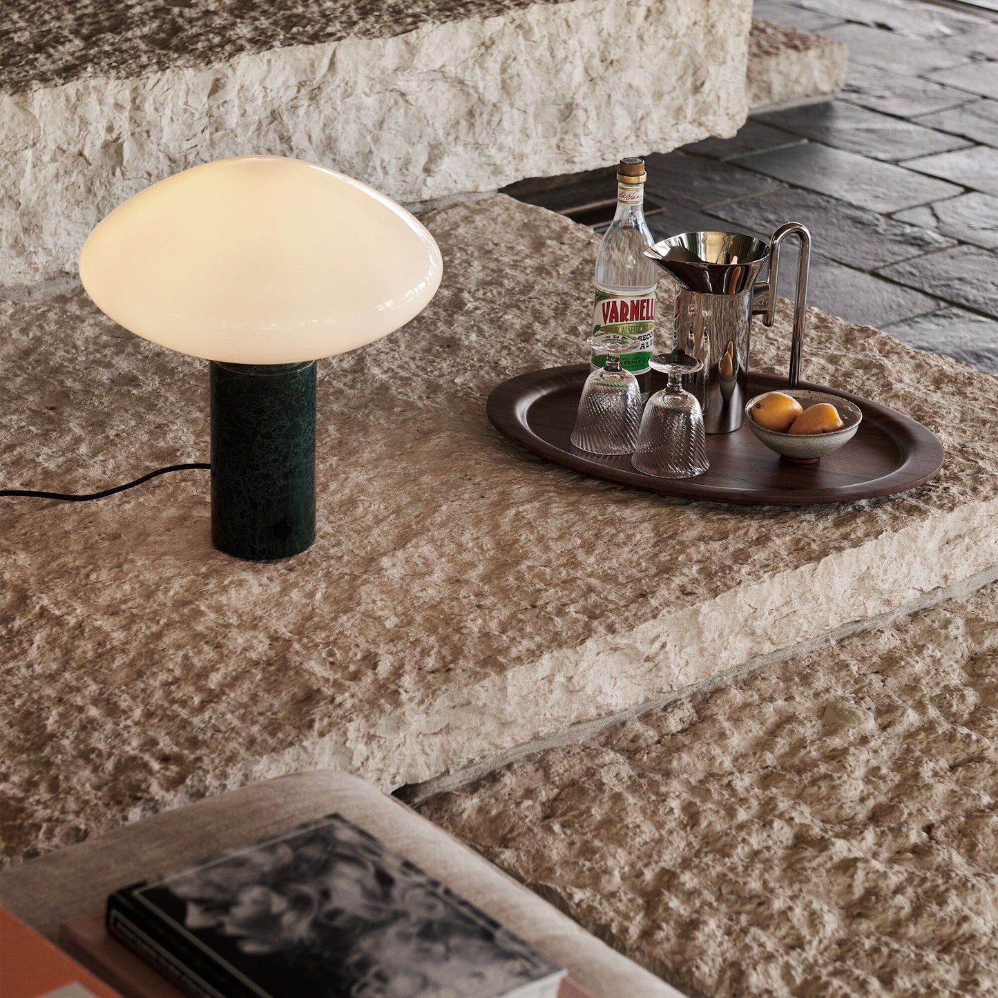 Mist Mrable Table Lamp