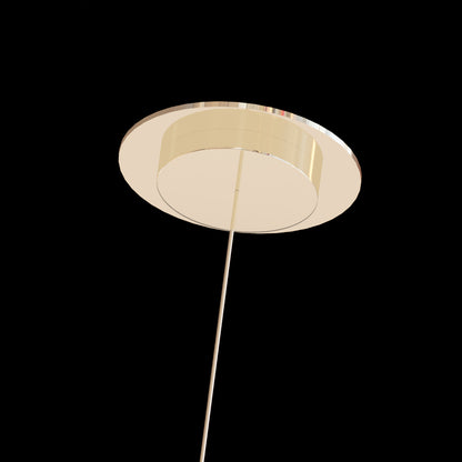 Modern Gold Leaf Murano Glass Pendant Light