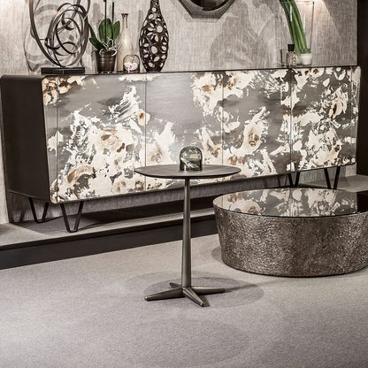 Modern Italian Decorated Bronze Sideboard