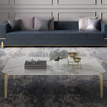 Modern Italian Designer Marble Coffee Table