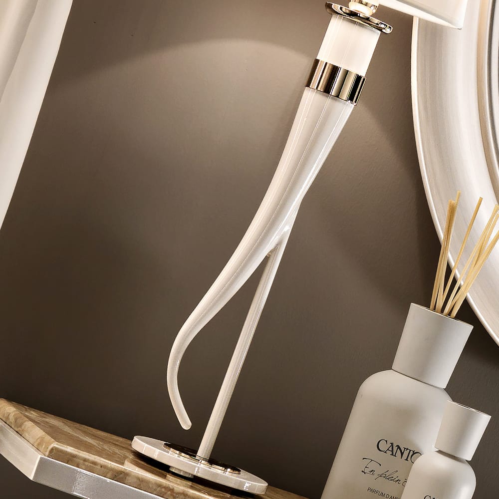 Modern Italian Ivory Table Lamp