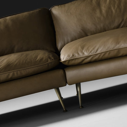 Modern Leather Modular Sofa