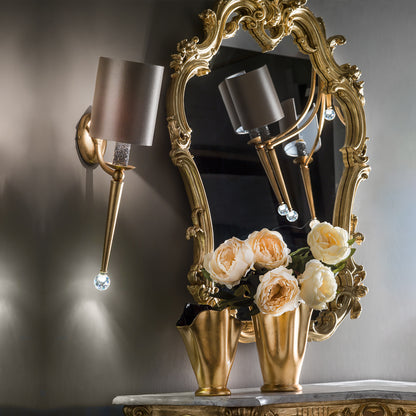 Luxury Modern Crystal Gold Wall Light