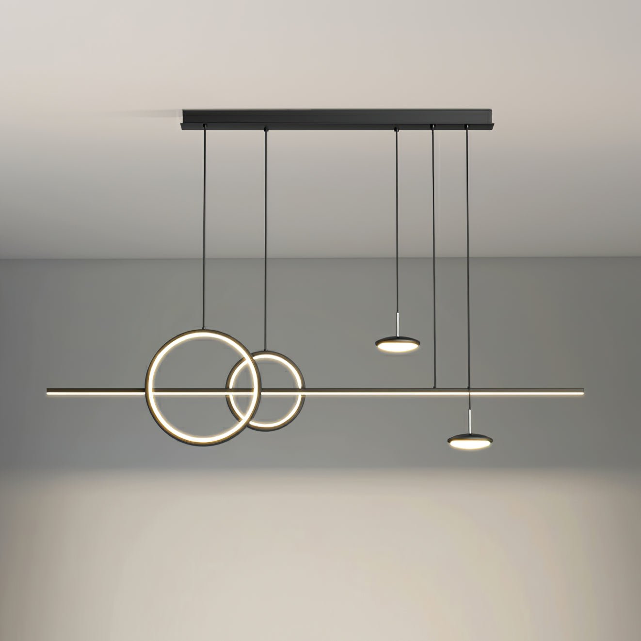 Modern Geometric Shape Ceiling fixture Chandelier