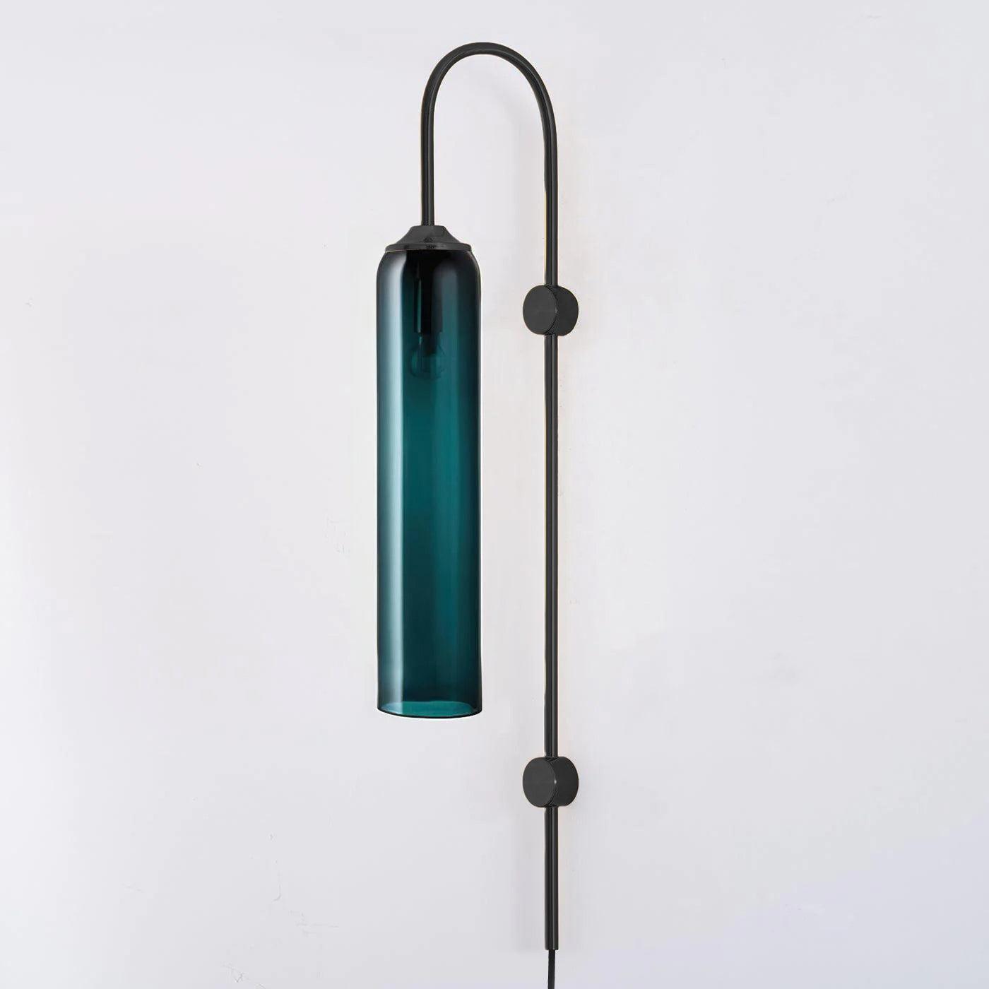 Modern Glass Plug-In Sconce Wall Lamp