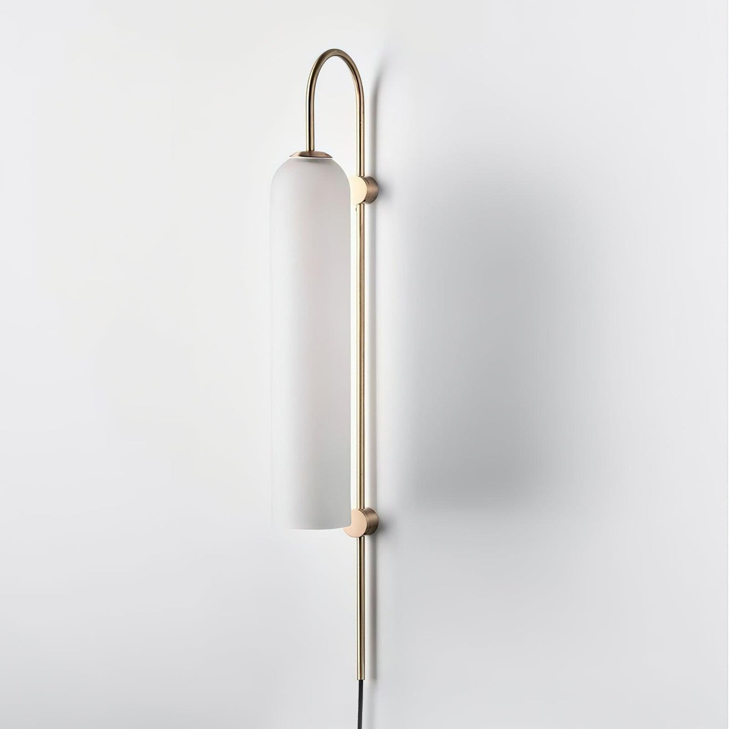 Modern Glass Plug-In Sconce Wall Lamp