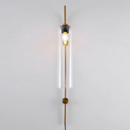 Modern Glass Plug-In Sconce Wall Lamp