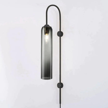 Modern Glass Plug-In Sconce Wall Lamp