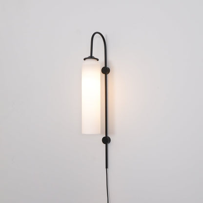 Modern Glass Plug-In Sconce Wall Lamp