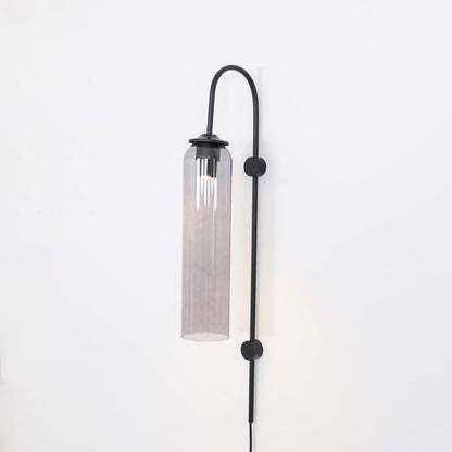 Modern Glass Plug-In Sconce Wall Lamp