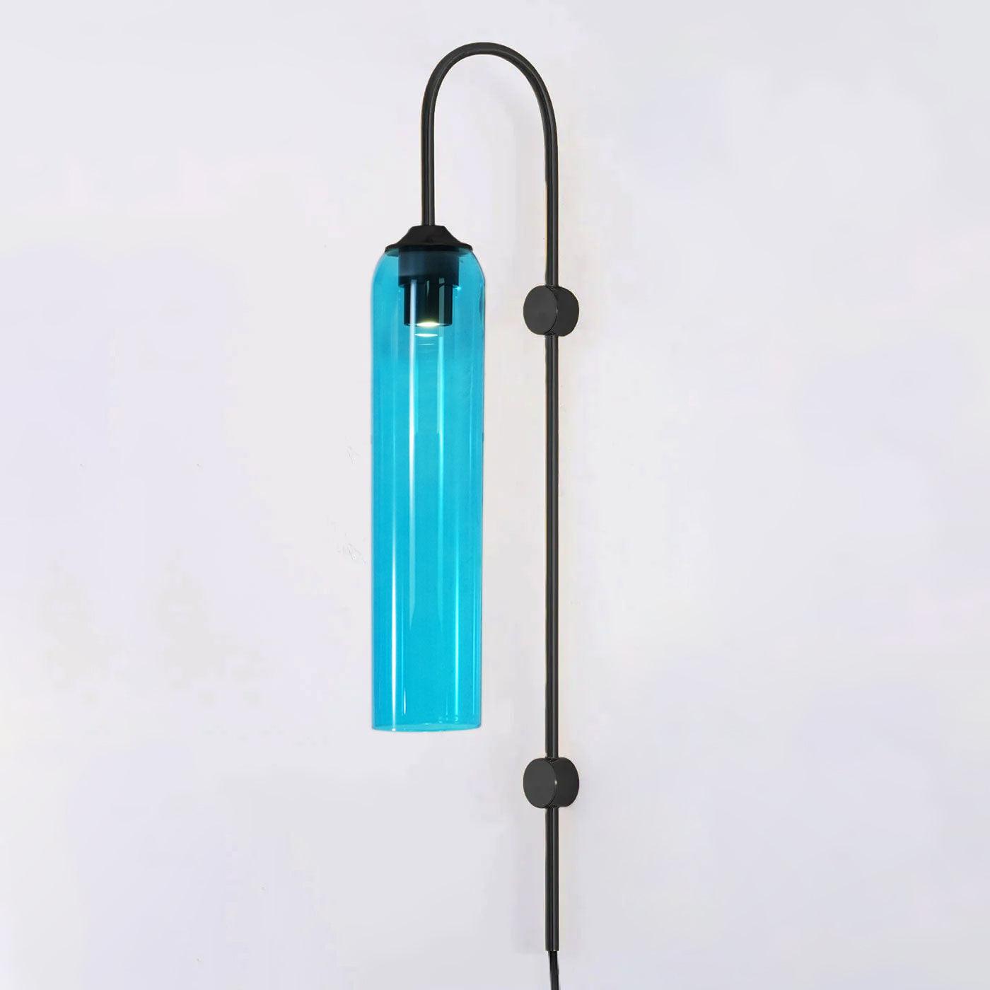 Modern Glass Plug-In Sconce Wall Lamp